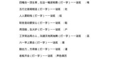 要一半扔一半打一字答案揭晓！猜猜看是什么？