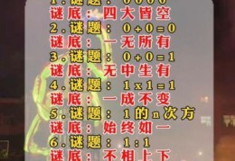 揭秘视而不见兄来到灯谜答案，原来是这样！