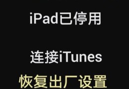 ipad已停用连接itunes什么意思 一分钟教你恢复正常