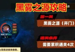 dnf黑雾之源攻略详解 教你如何高效通关副本