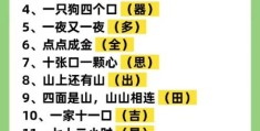 国王姓白打一字谜太难了？这里给你详细的答案解析！