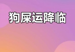 狗屎运是什么意思这种运气真的存在吗