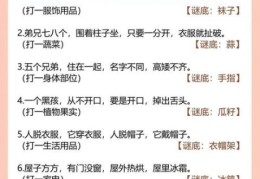 四个晚上打一字怎么猜？聪明人一眼就能看出来！