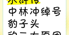 豹子头是什么意思 水浒传英雄外号的秘密解析