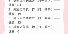 星罗棋布打一数字是什么？趣味谜题等你来解！