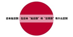 旭日旗和太阳旗的区别