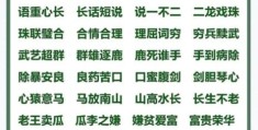 想知道四个大字打一成语？这几道题考考你！