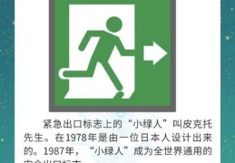 安全出口的小绿人叫什么名字它的由来和意义