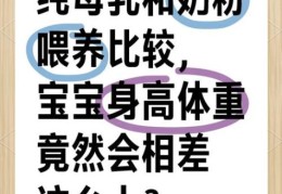 喂母乳和奶粉哪个更好对比优缺点分析