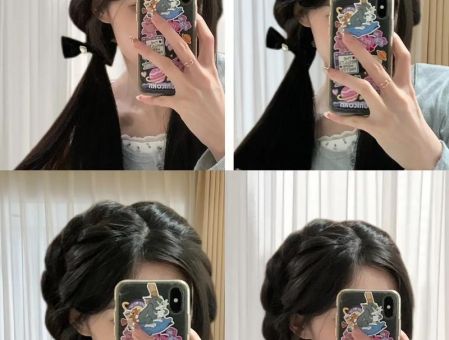 女生必备长直发发型扎法 3分钟搞定气质编发