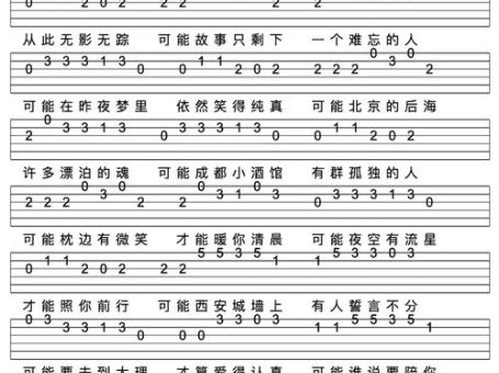 吉他谱六线谱怎么看 新手入门教程一学就会