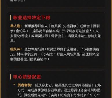 暗黑3专家模式生存技巧 这些细节要注意