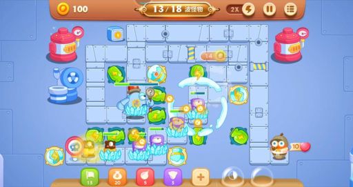 金萝卜布阵图详解保卫萝卜挑战34攻略一网打尽