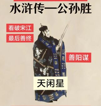 关于古往今来打一水浒传中的人物,原来是她呀!