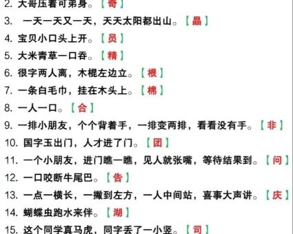 中心一点口不见打一字怎么解?轻松掌握猜字谜技巧!