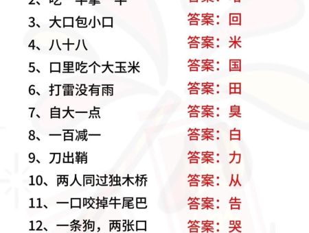 十三点打一字,谜底是什么?快来揭晓!