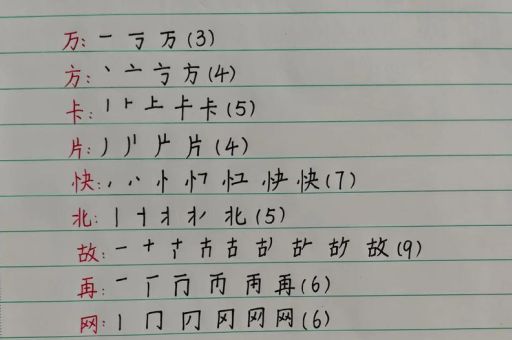 孩子学没的笔顺总出错？家长快看这篇纠正！