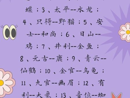 星罗棋布打一动物怎么猜?轻松掌握解谜技巧!